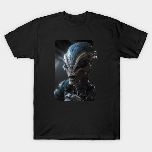 Grays Alien T-Shirt by INKSPACE